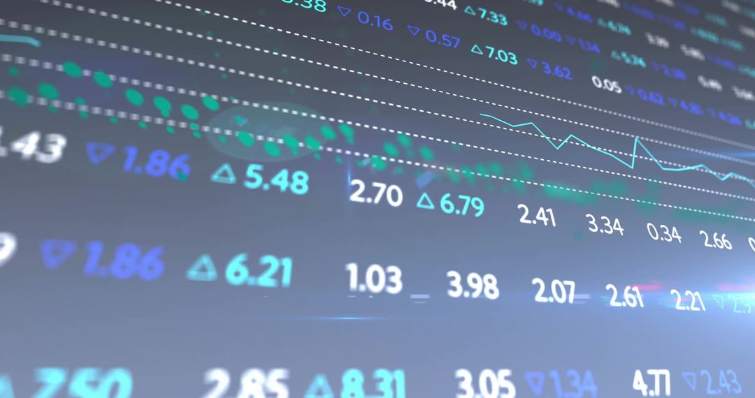 Dynamic Digital Stock Market Display with Global Insight