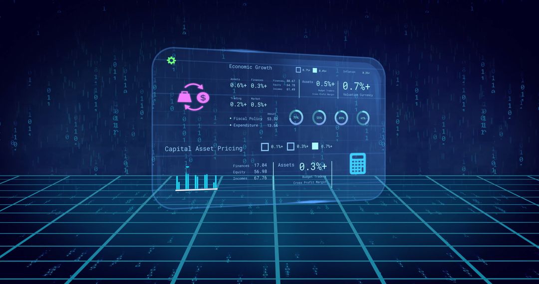Digital Financial Dashboard for Economic Growth and Asset Pricing