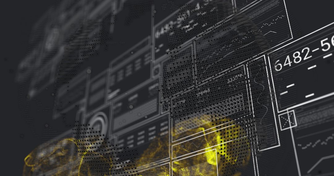 Futuristic Data Visualization with Abstract Interfaces