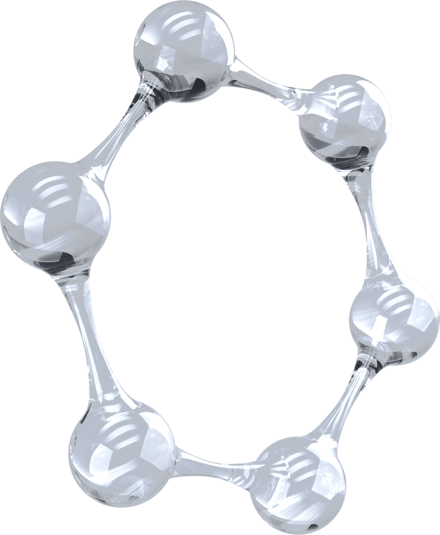 transparent abstract molecular structure in circular form close-up - Download Free Stock Images Pikwizard.com