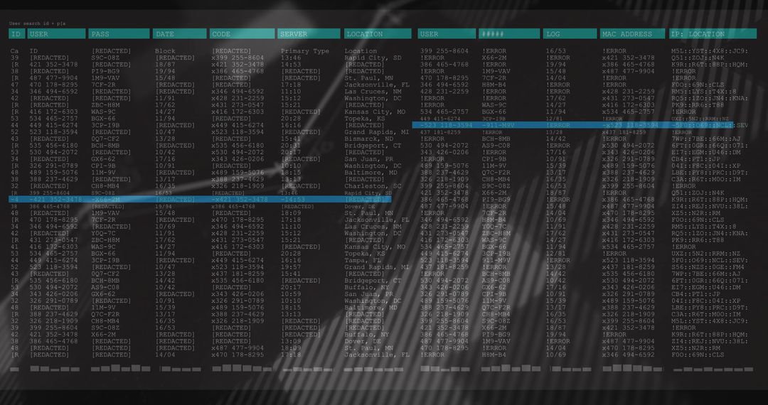 Displaying widescreen terminal dashboard with dense monospace data and cyan highlights