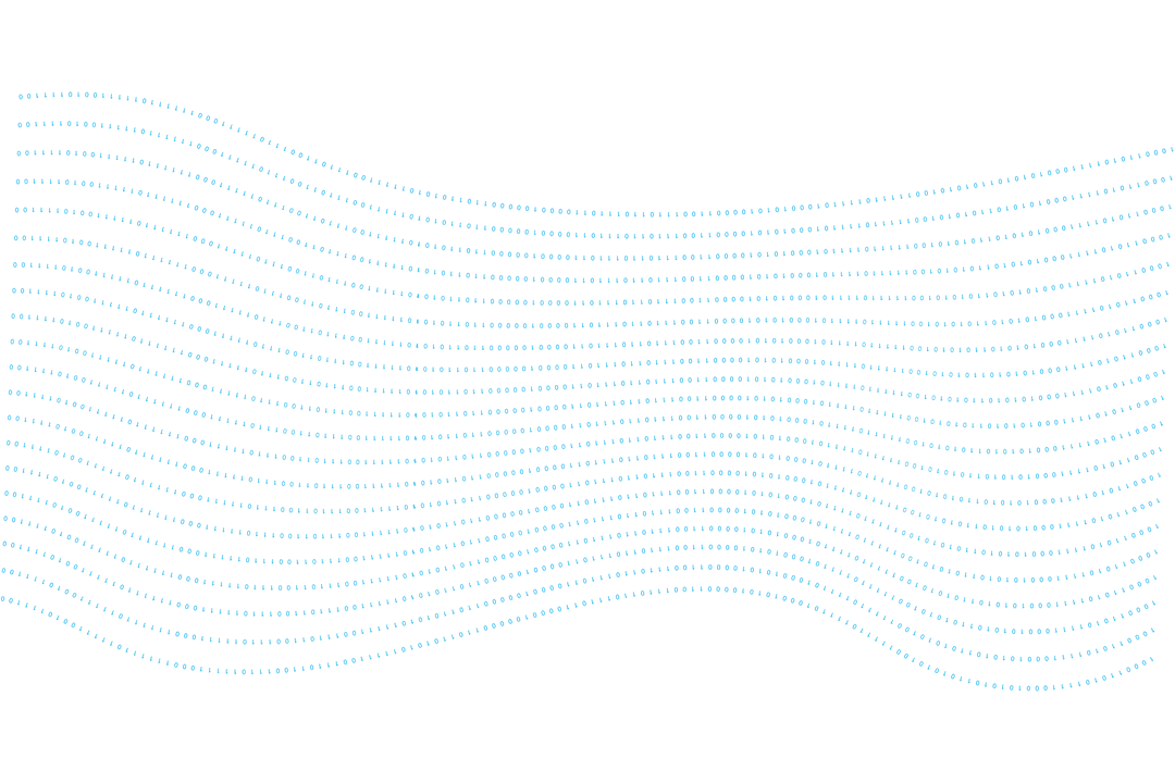 Blue Wavy Abstract Lines on Transparent Background Isolated