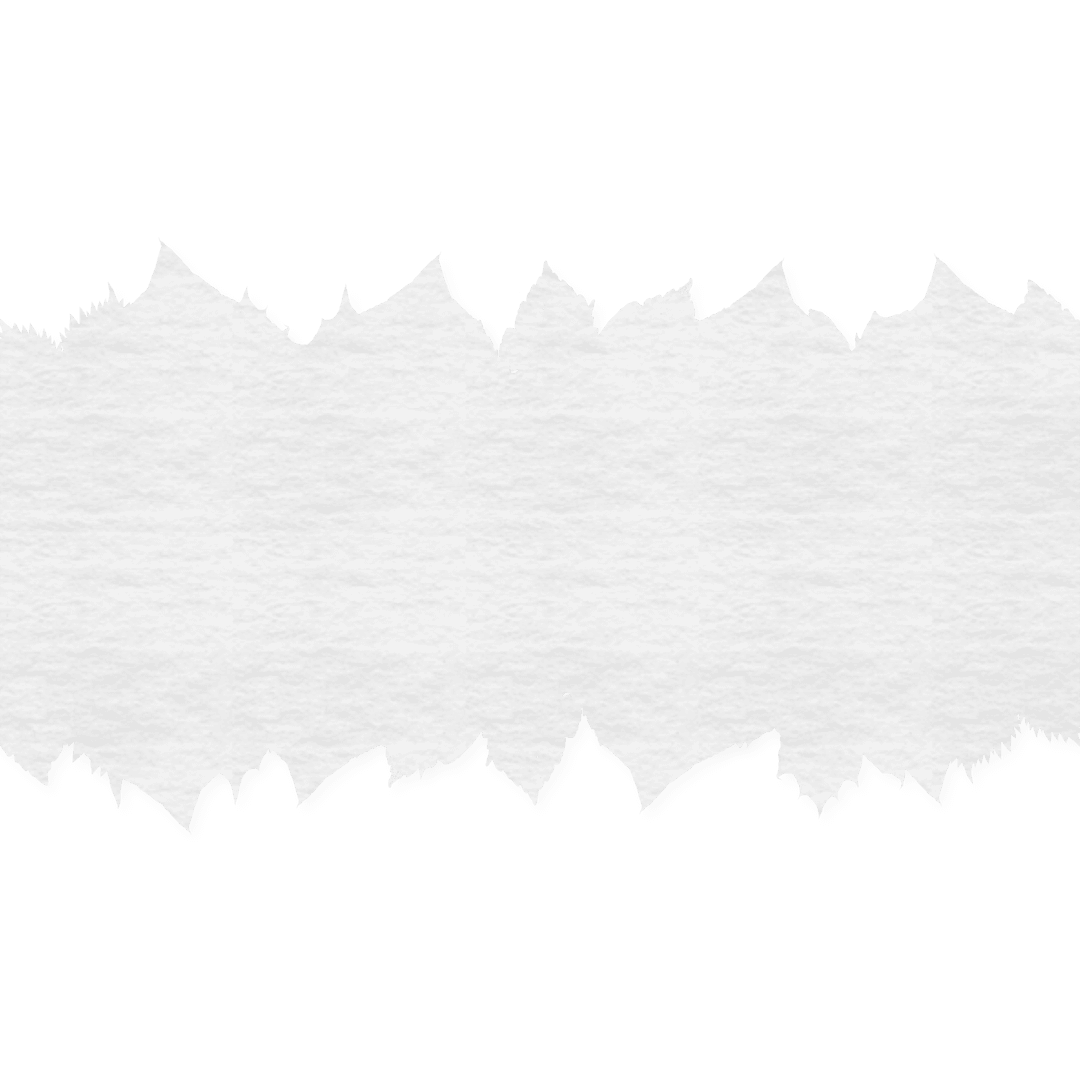 Transparent Torn Paper Edge Over Leaf Background