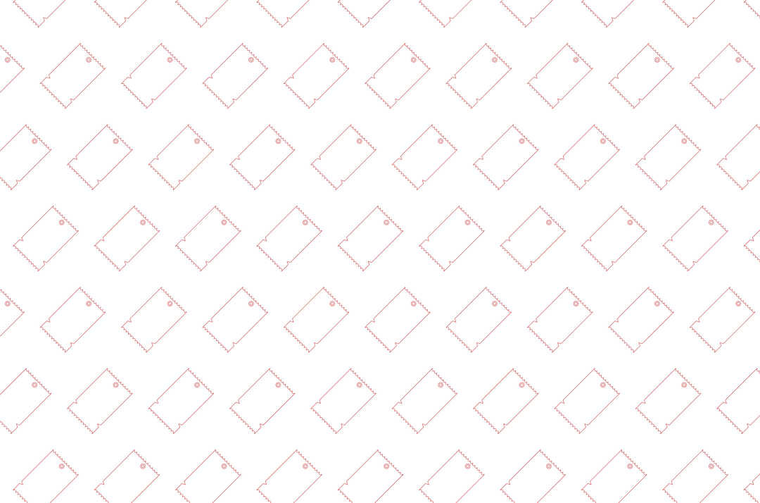 Red Tag Pattern on Transparent Background for Modern Design
