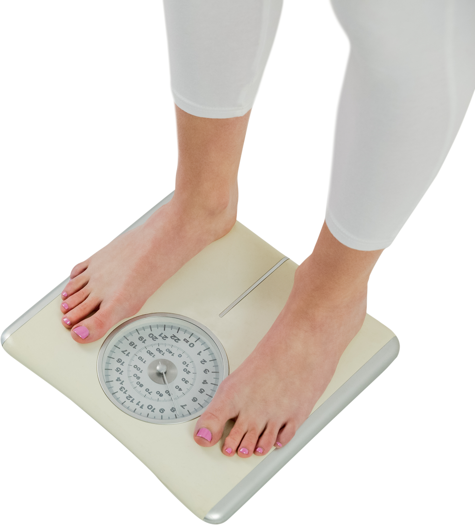 Close-Up of Woman's Feet on Transparent Scale, Monitoring Weight - Download Free Stock Images Pikwizard.com