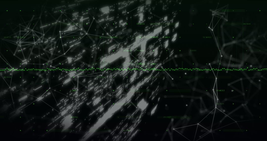 Digital Data Motion with Futuristic Technology Concept