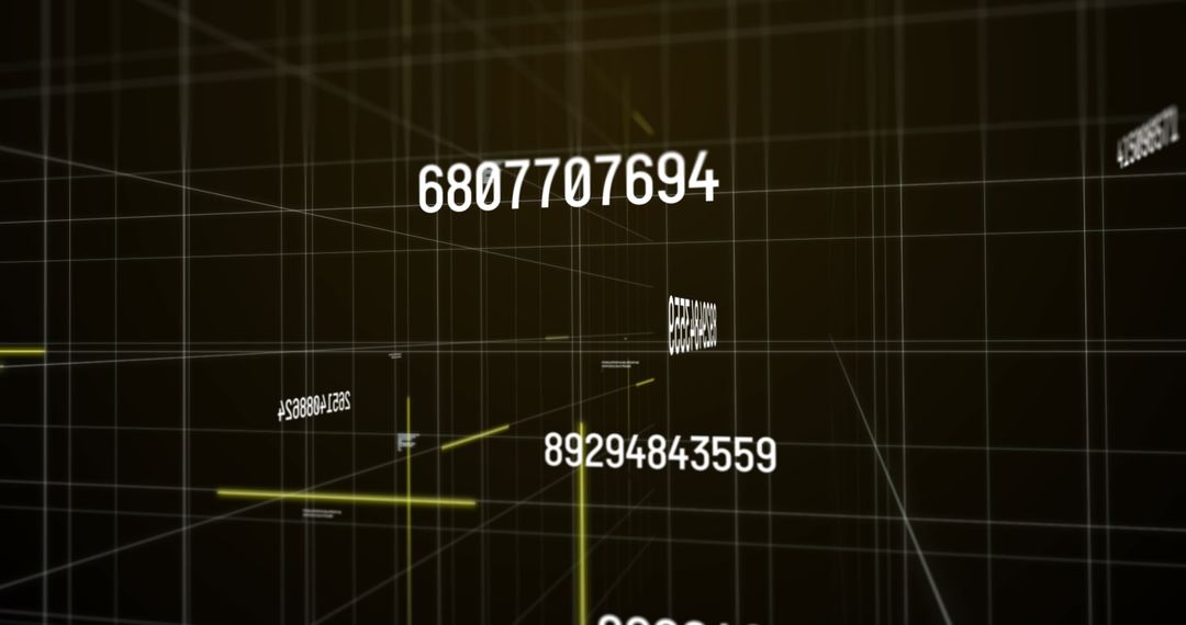 digital data grid with numeric code overlay - Free Images, Stock Photos and Pictures on Pikwizard.com