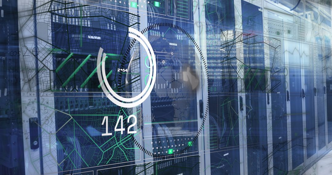 Digital Data Scanning Over Technology Servers Room