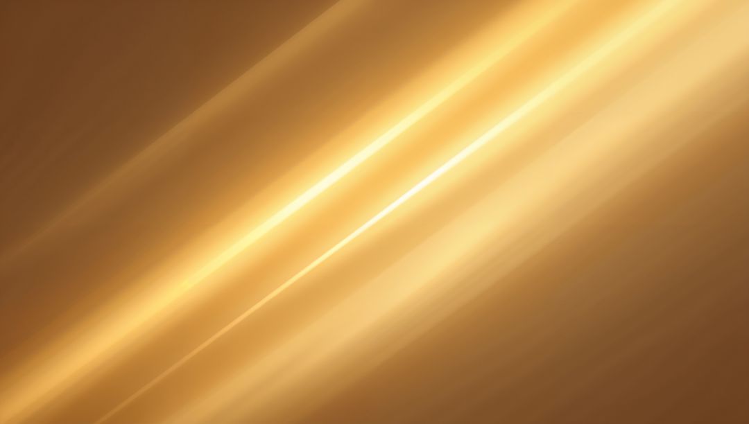 Glowing Shimmering Golden Light Streaks Diagonal Gradient Metallic Backdrop Luxury Design