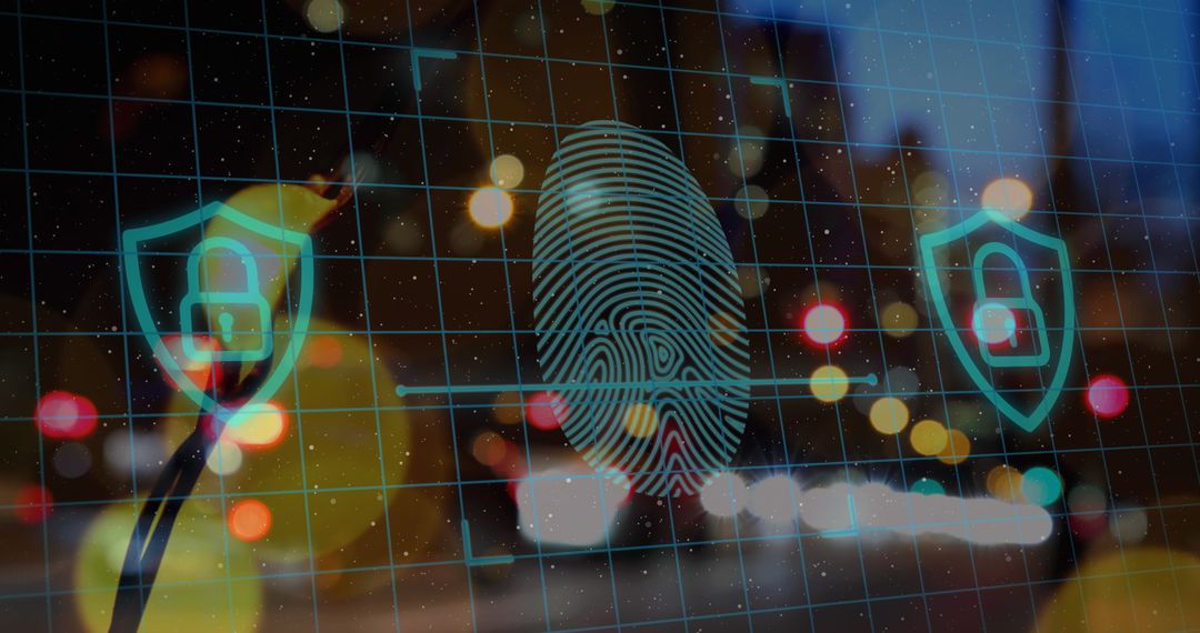 Fingerprint Identification with Secure Digital Interface Over Urban City Lights