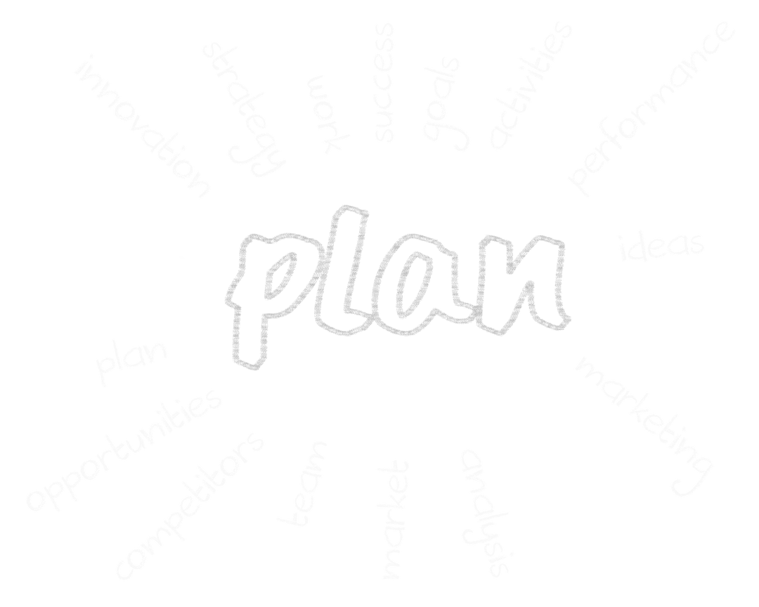 Strategic Planning Concept Text on Transparent Background