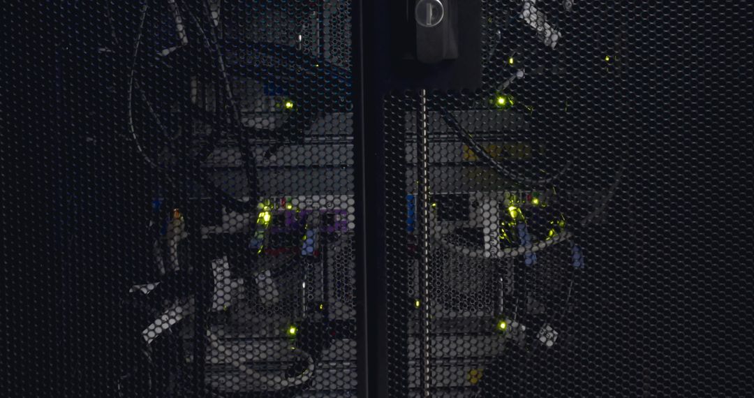 Modern Data Center with Live Network Equipment