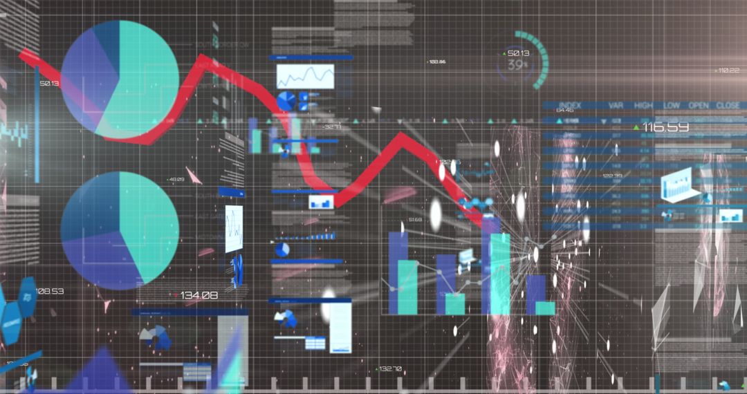 Futuristic Infographic Commissioning Data Analysis with Graphics