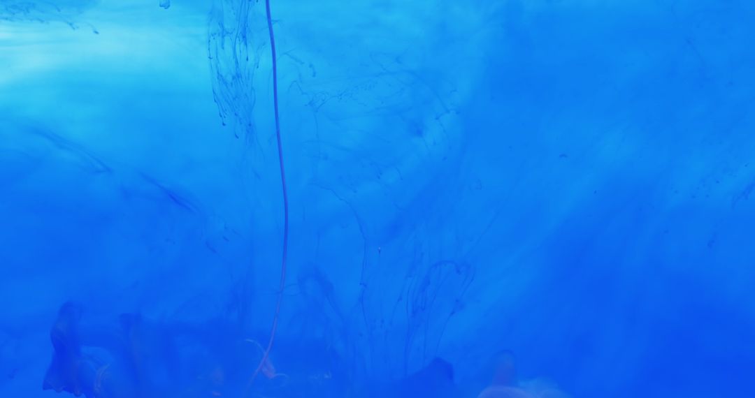 Blue Liquid Background with Modern Calligraphy