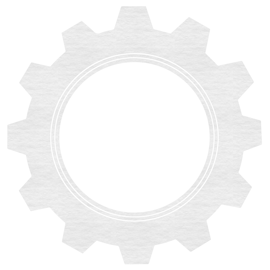 Transparent Gear Vector Illustration Symbolizing Industry and Technology