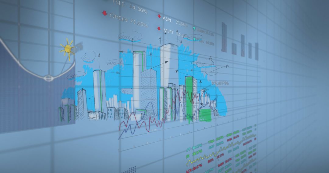 Digital Marketing Analytics with High-Tech Interface