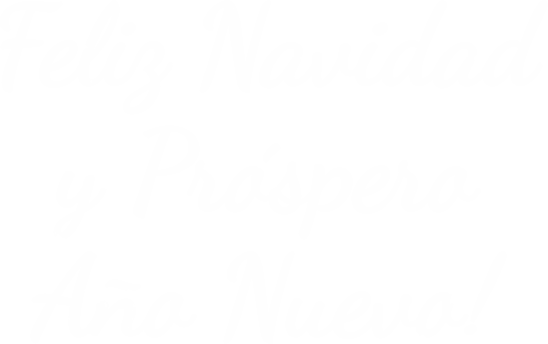 Feliz Navidad Text on Transparent Background
