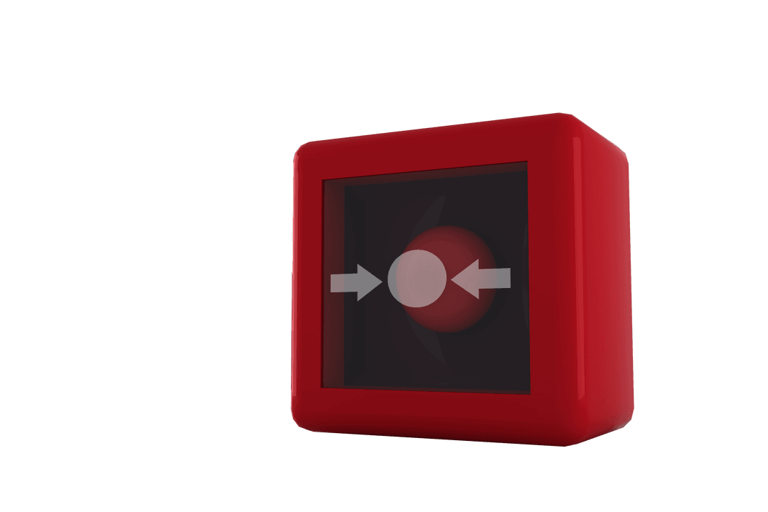 Red Alarm Button Isolated on Transparent Background - Download Free Stock Images Pikwizard.com