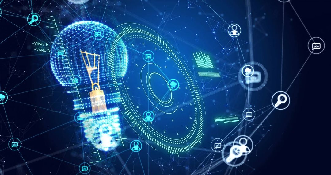 Futuristic Digital Network and Data Processing