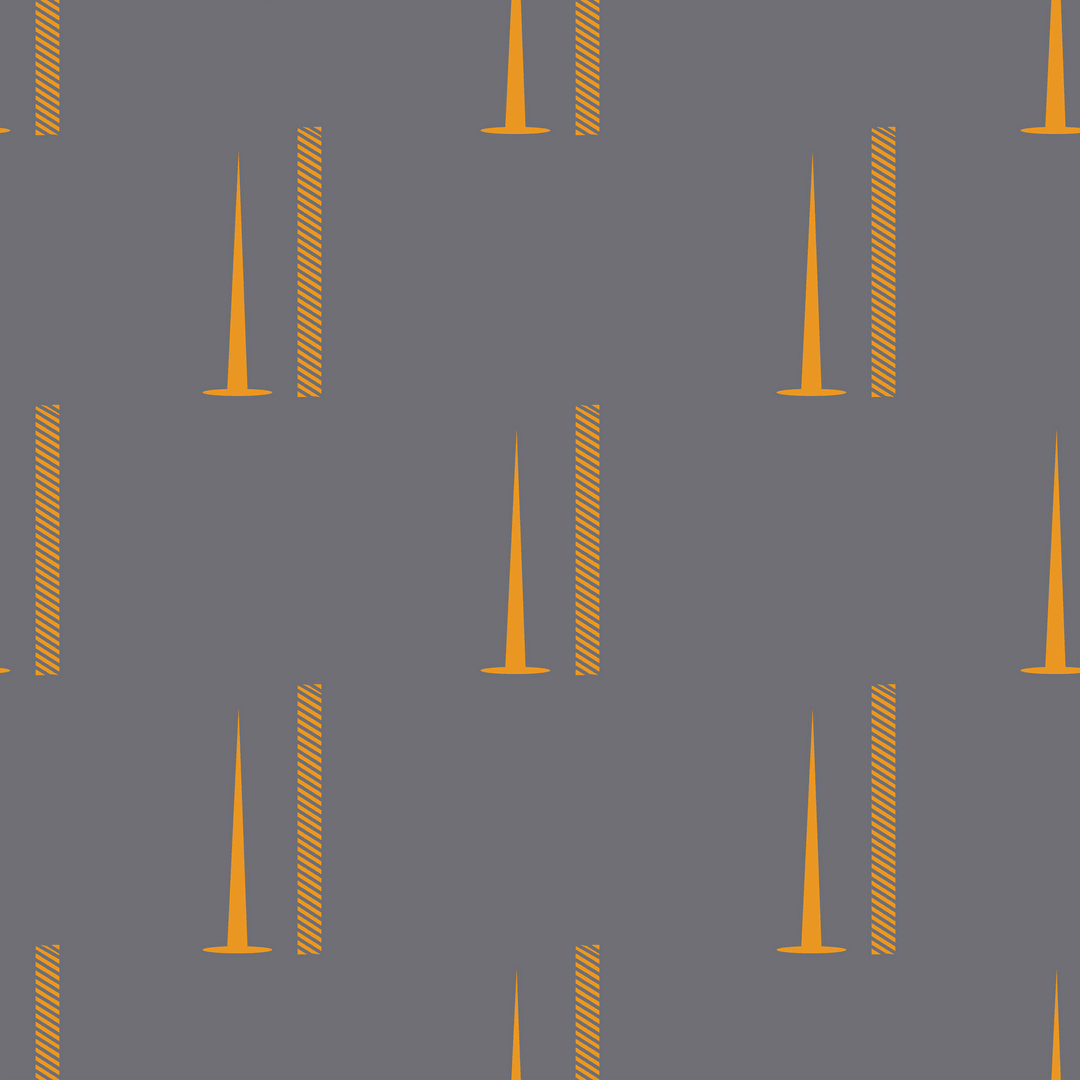 yellow pattern design of repeated nails on transparent background - Download Free Stock Images Pikwizard.com
