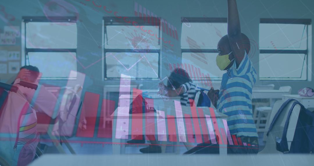 Children Learning with COVID-19 Safety Measures and Digital Analytics