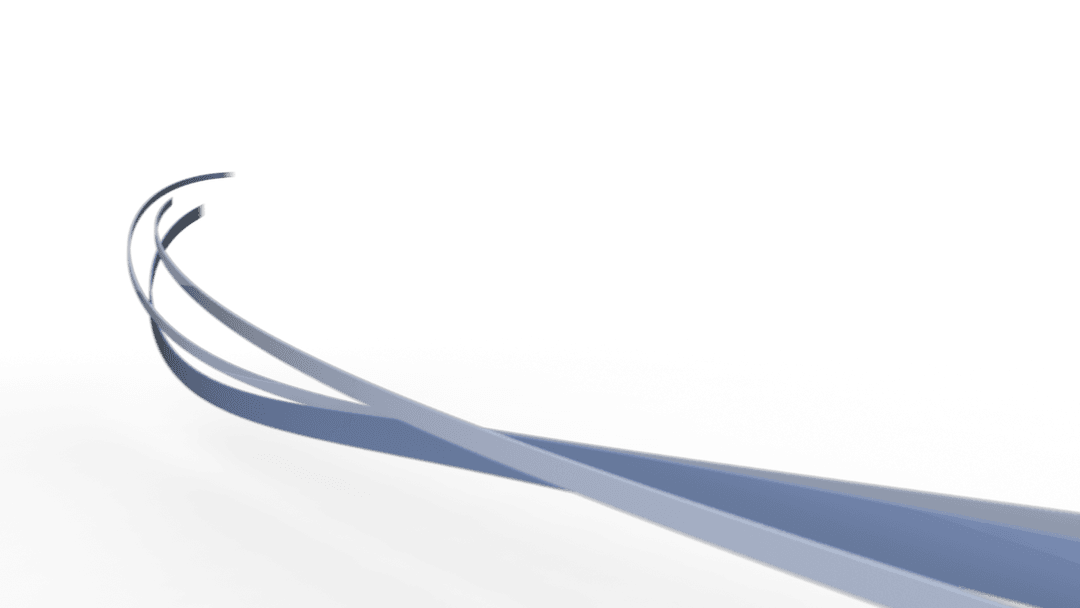 Abstract Blue Lines on Transparent Background