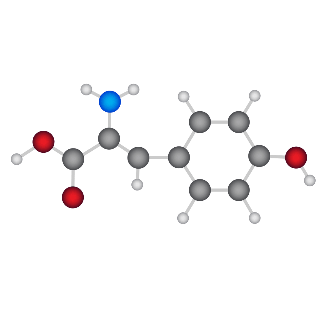 Transparent Molecular Structure with 3D Atoms
