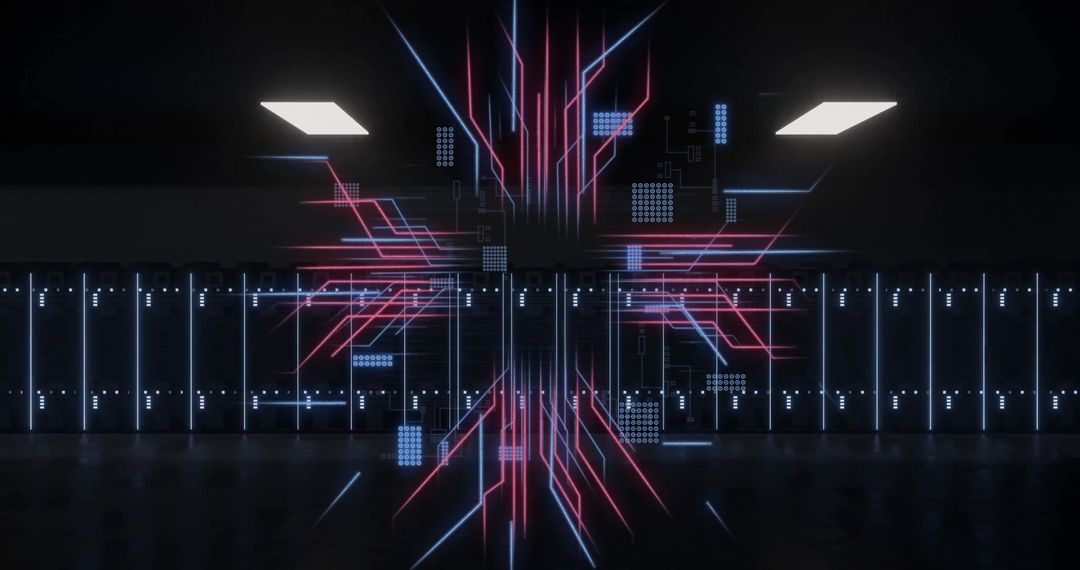 Futuristic circuit board and data processing