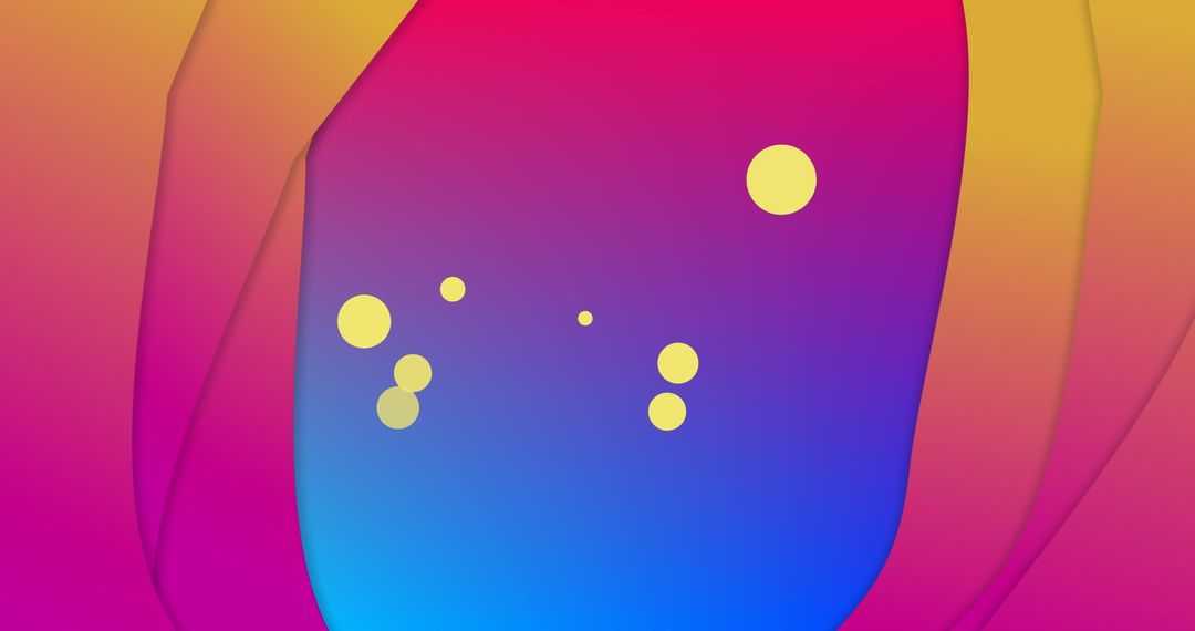 Abstract Colorful Background with Yellow Dots