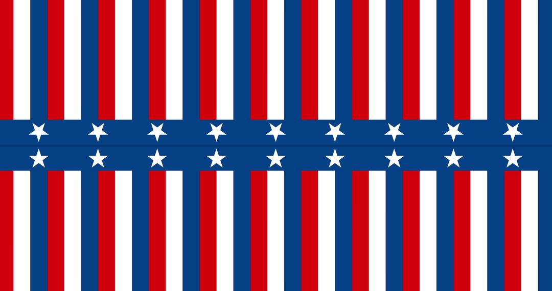 Patterned US Flag with Light Motion Effect