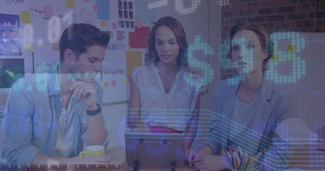 Financial Data Processing with Diverse Team Using Tablet