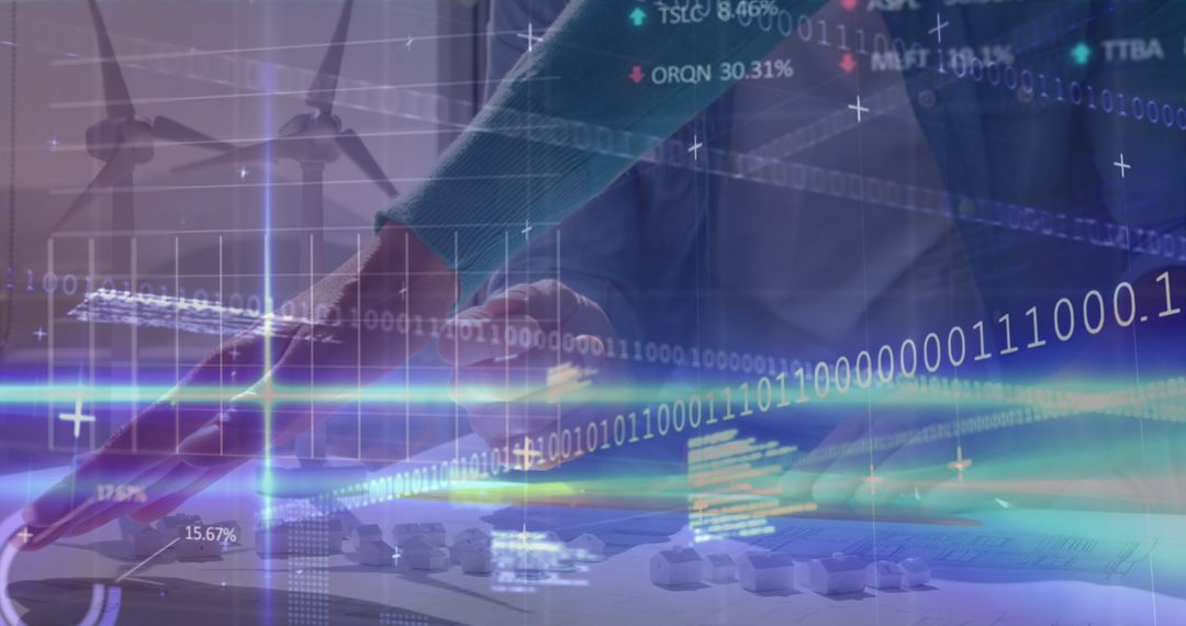 Innovative Wind Energy Engineering with Digital Analytics Overlay