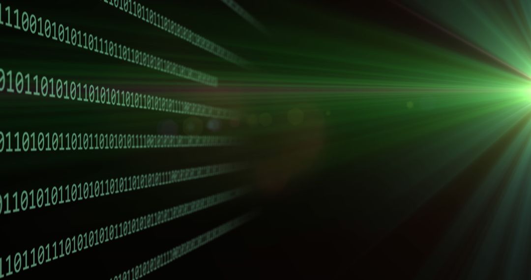 digital binary code with futuristic light effects - Free Images, Stock Photos and Pictures on Pikwizard.com