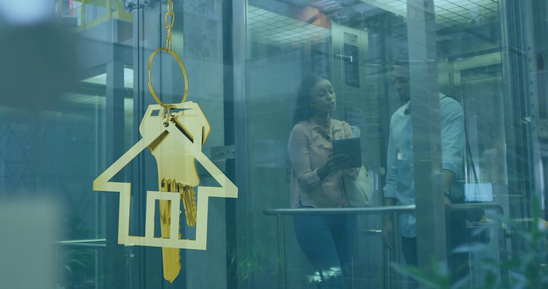 House Key Symbol Holding Business Concepts Communication