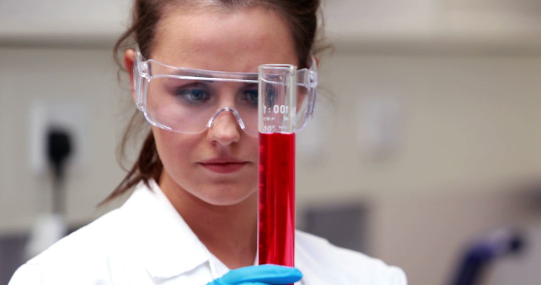 Scientific Researcher Analyzing Sample in Laboratory - Free Images, Stock Photos and Pictures on Pikwizard.com