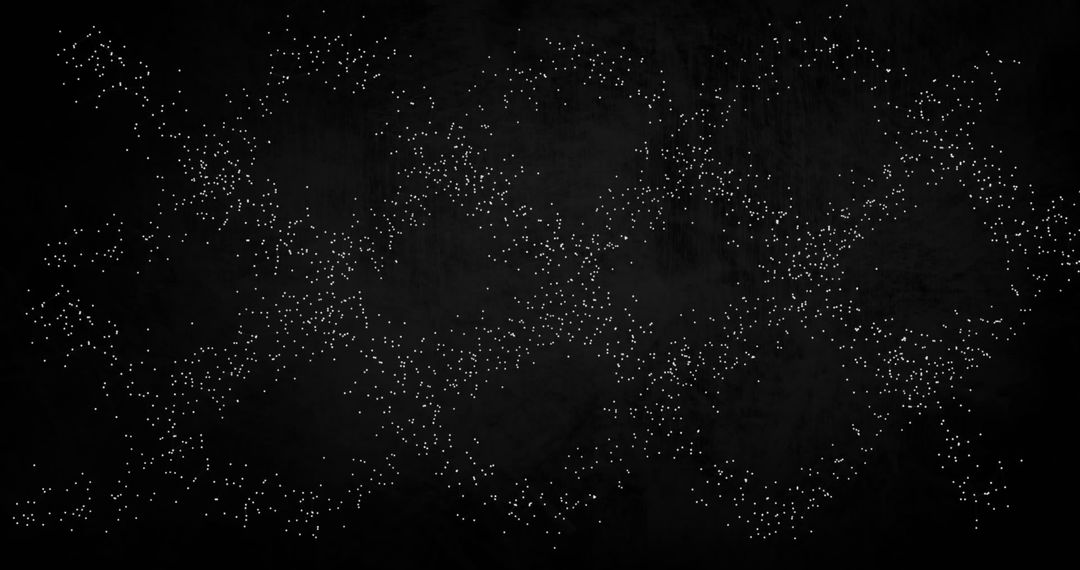Abstract White Dots on Dark Background Pattern