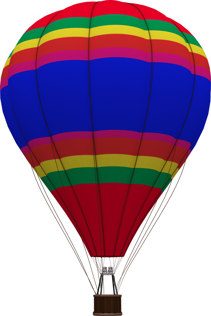 Digital Transparent Vector Illustration Colorful Hot Air Balloon - Download Free Stock Images Pikwizard.com