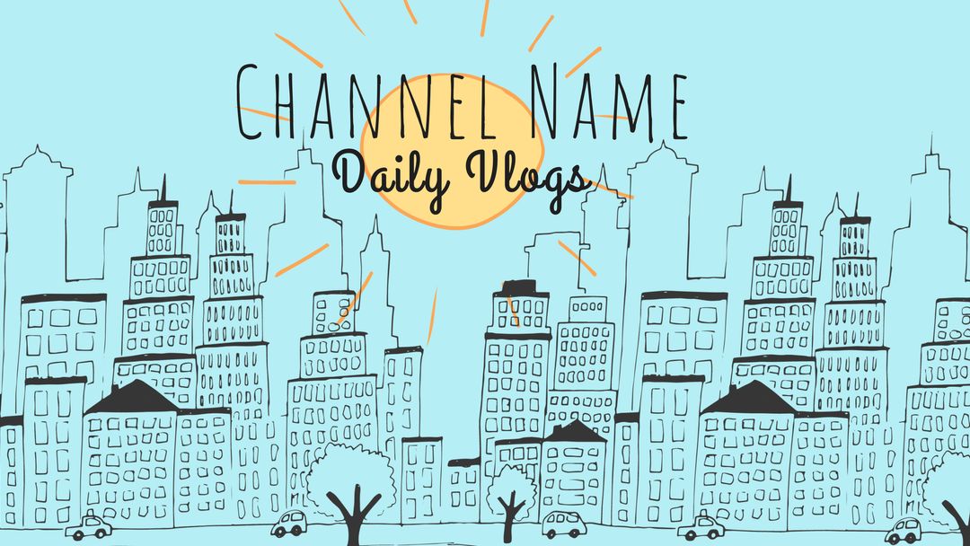 Charming Cityscape Backdrop for Daily Vlogs - Download Free Stock Templates Pikwizard.com