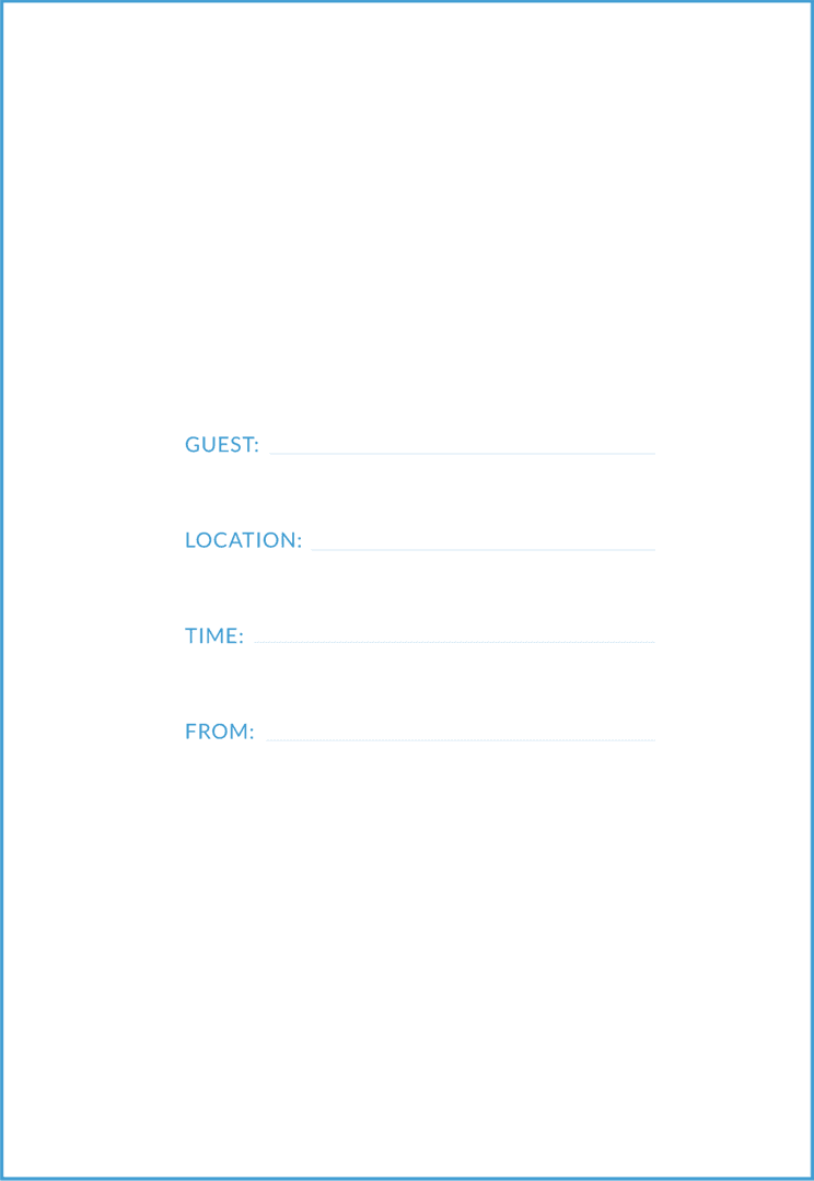 Digital Invitation Card Template on Transparent Background