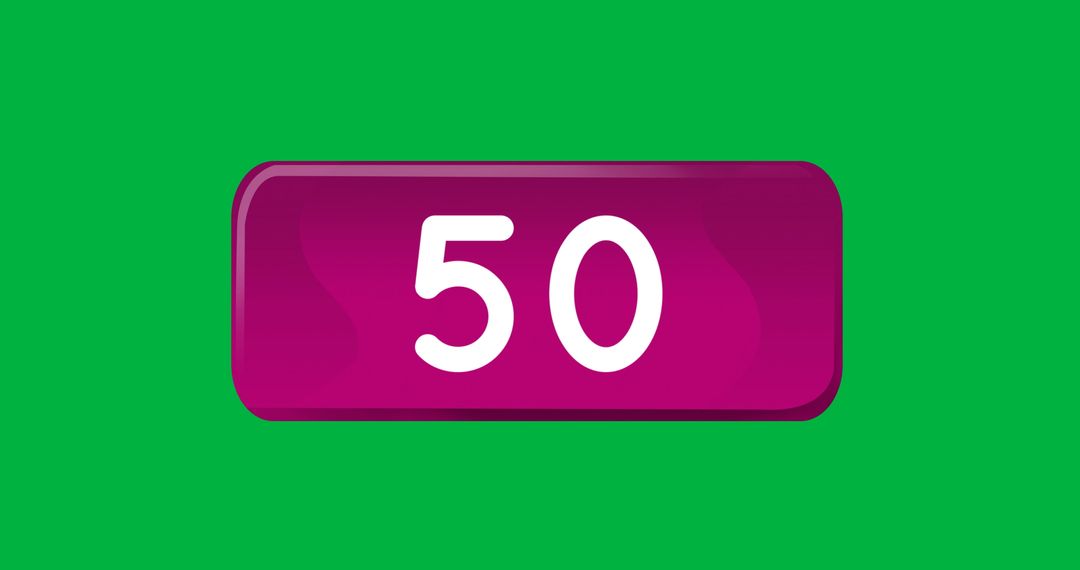 Vibrant Notification Icon on Green Background