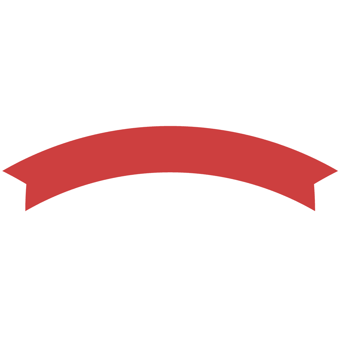 Transparent Red Ribbon Banner for Design Projects