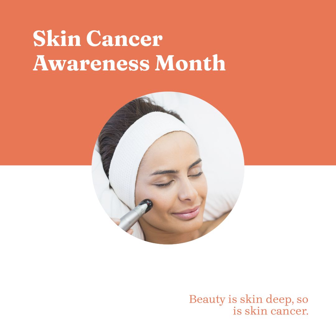 Skin Cancer Awareness Month Campaign with Beauty Salon Consultation - Download Free Stock Templates Pikwizard.com