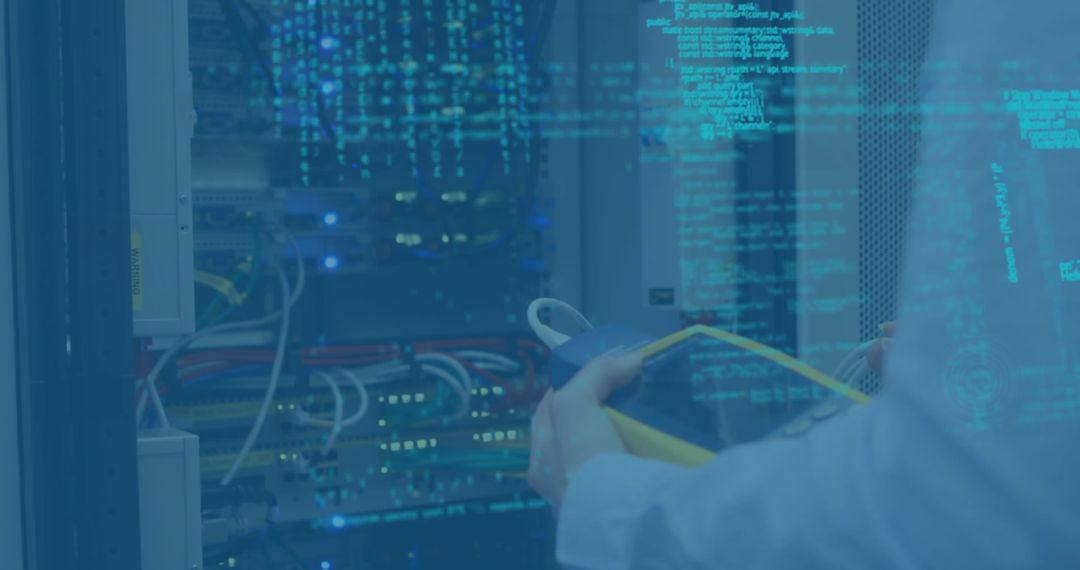 Digital Data Exchange in High-Tech Server Room Environment