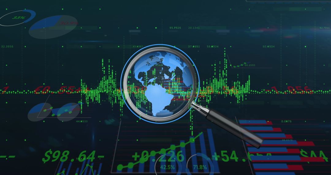 Global Financial Analysis with Digital Data Visualization