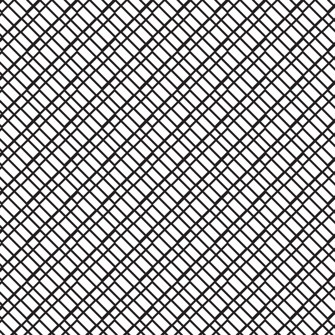 Diagonal Black Grid Lines on Transparent Background Illustration