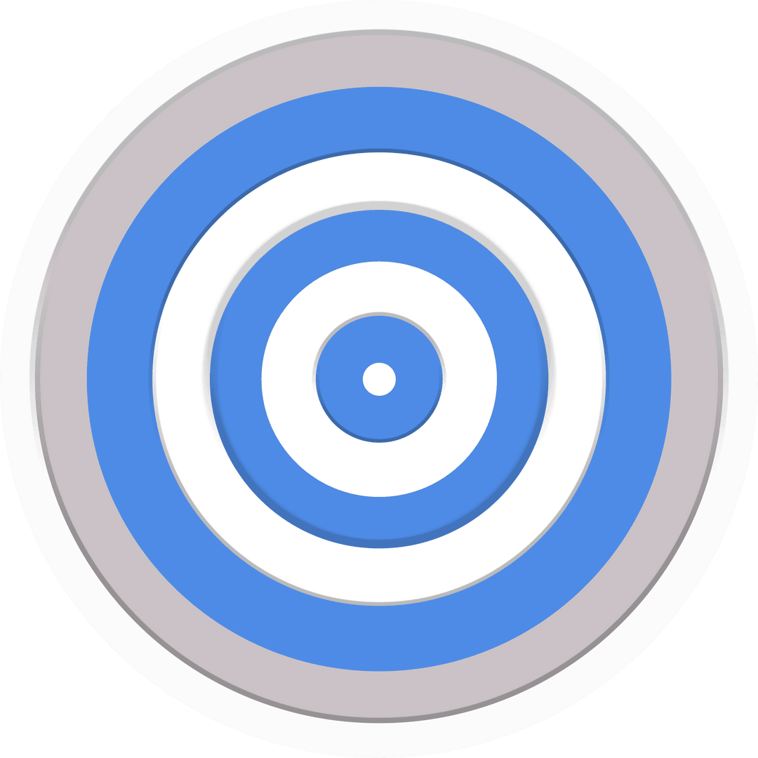 Vector Target Illustration On Transparent Background
