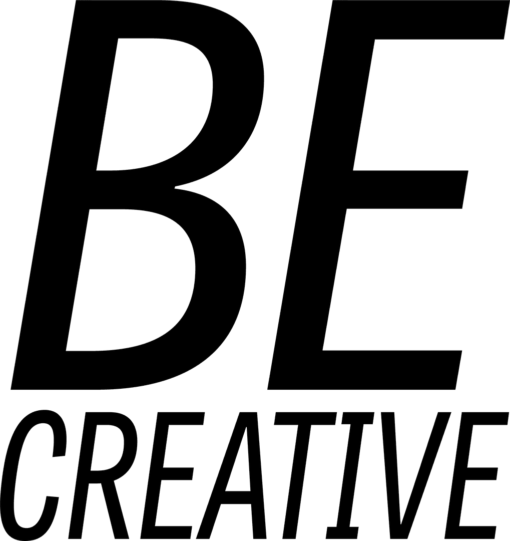 Be Creative Transparent Text Overlay for Inspiration