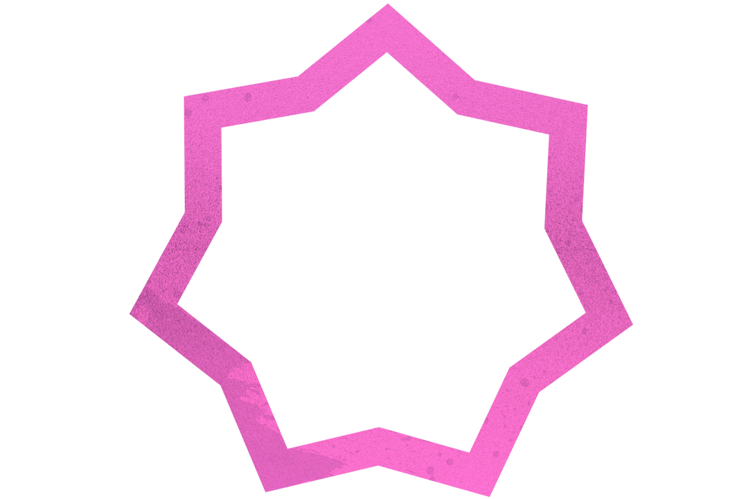 Pink Transparent Geometric Star Shape - Download Free Stock Images Pikwizard.com