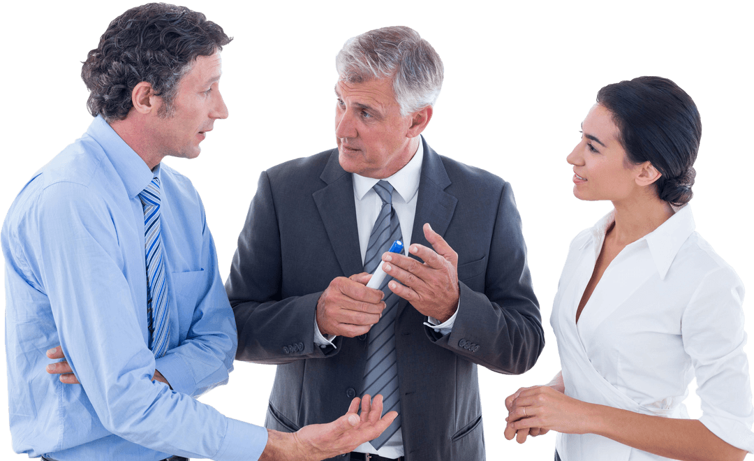 Transparent Team Collaboration Business Discussion