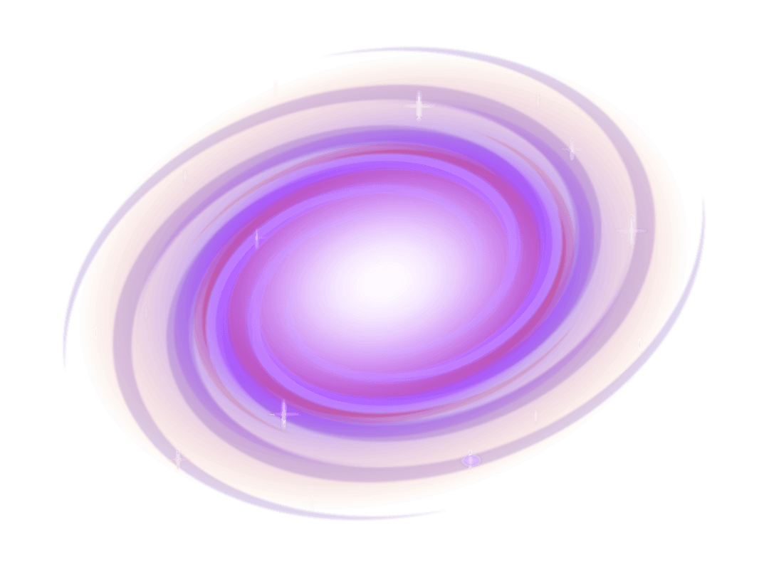 Abstract Transparent Vortex Radiating Cosmic Energy